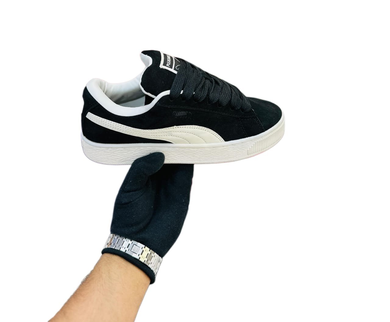 Puma Suede xl Black/White Sneaker For Mens