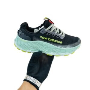 New Balance Fresh Foam X Trail V3 Black Grey Green Running Shoes