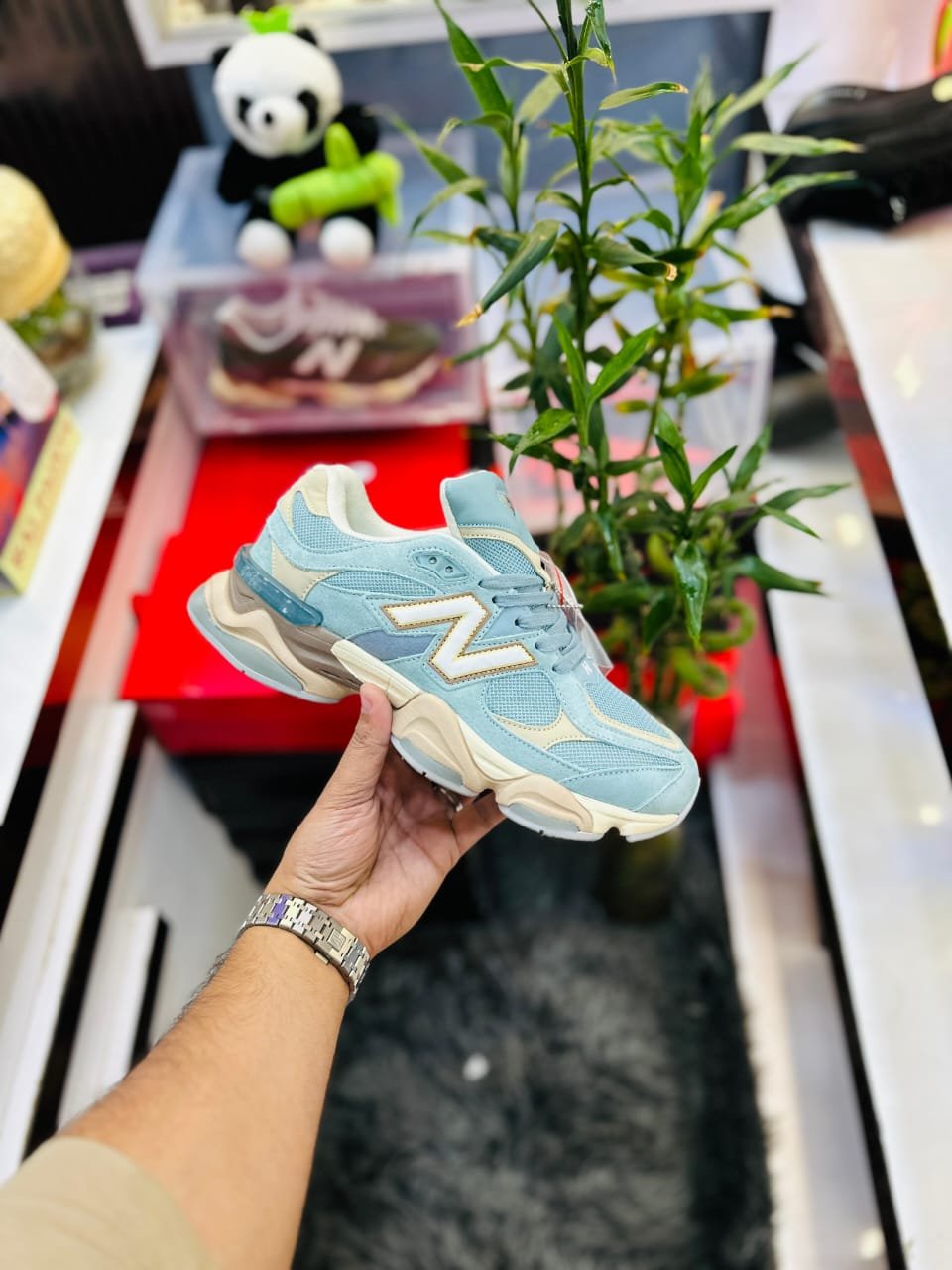New Balance 9060 Blue Haze Shoes - Image 2