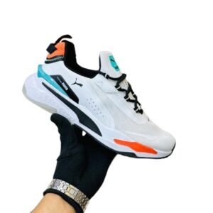Puma R-System 2023 White Black Men's Shoes