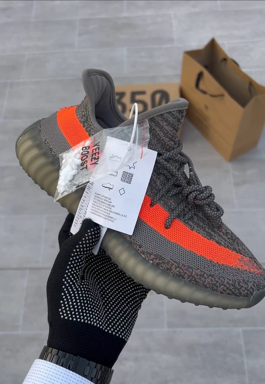 Adidas Yeezy 350 Beluga Grey Orang - Image 2