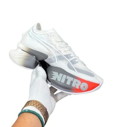 Puma Fastroid Nitro 'White Silver Cherry Running Shoes