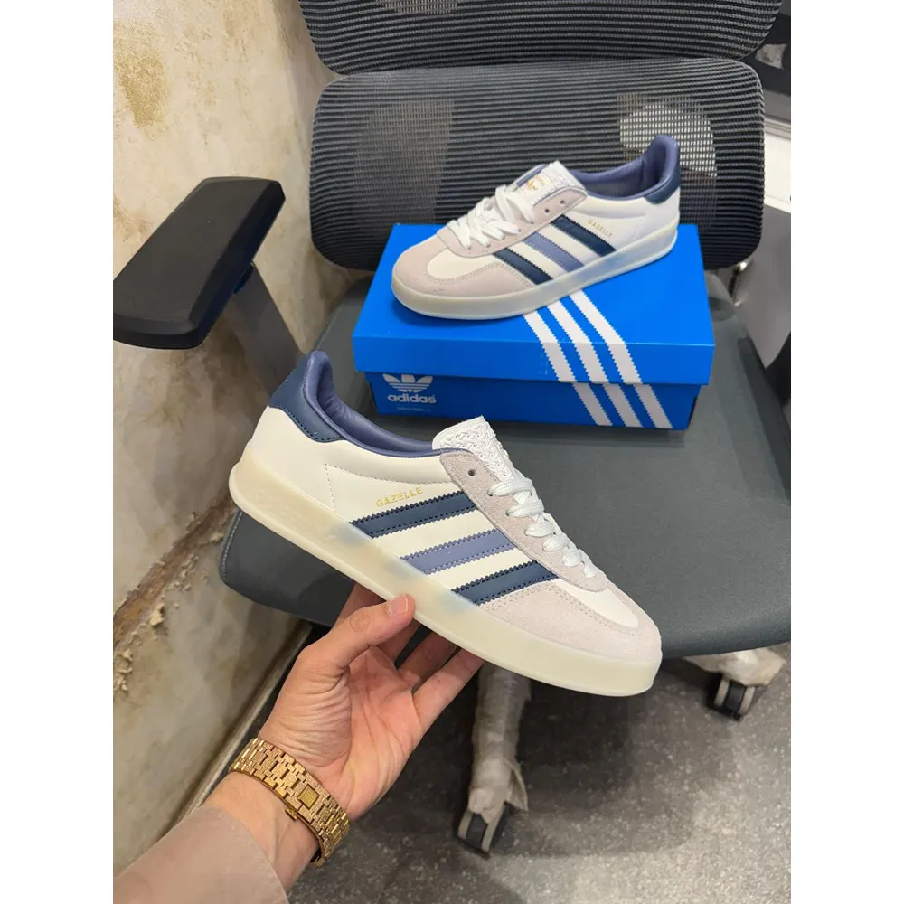 Adidas Gazelle Indoor Core White Shoes For Men (LAB15)