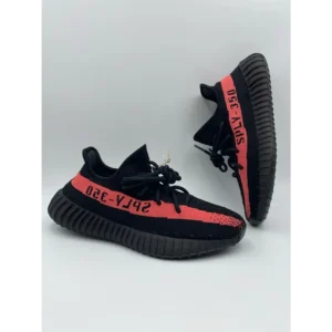 Adidas Yeezy 350 Black Red Shoes For Men (BOT518)