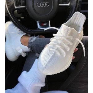 Adidas Yeezy 350 V2 Oreo White Semi UA Shoes For Men (BOT12)
