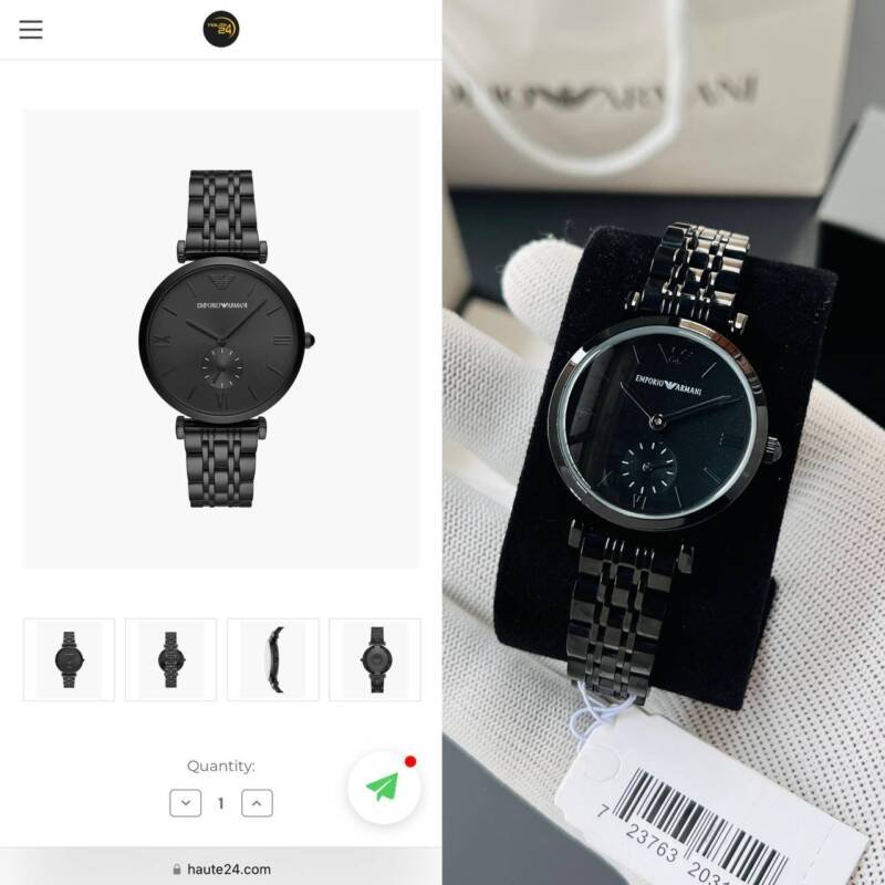 Emporio Armani Gianni Black