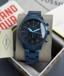 FOSSIL BLACK SATIN DIAL CHRONOGRAPH MOVEMENT