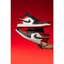 Jordan Retro 1 Low Bred Toe Shoes For Men (ETS340)