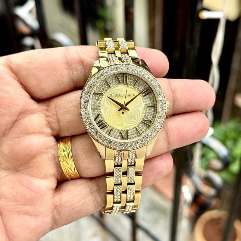 MICHAEL KORS MK4709 DAZZLING CRYSTAL QUARTZ MOVEMENT