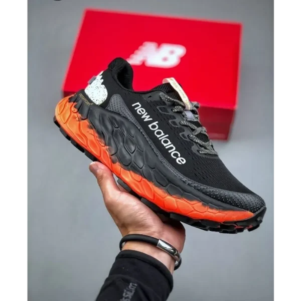 New Balance Fresh Foam X More Trail V3 Black Orange Men Shoes (FT630)