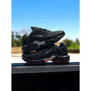 Nike Air Max Plus Metallic Black Silver Shoes For Men (SL507)