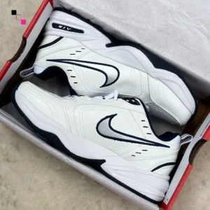 Nike Air Monarch Iv White Shoes For Men (SL425)