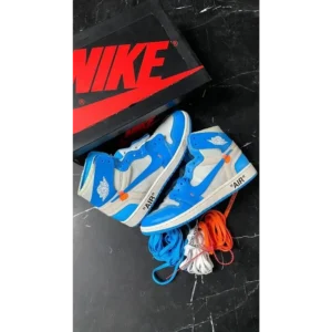 Nike Jordan Retro 1 High x Off-White UNC Men’s Shoes (FT379)