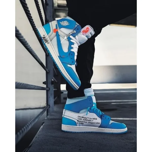 Nike Jordan Retro 1 High X OFF White Unc Men Shoes (FT562)