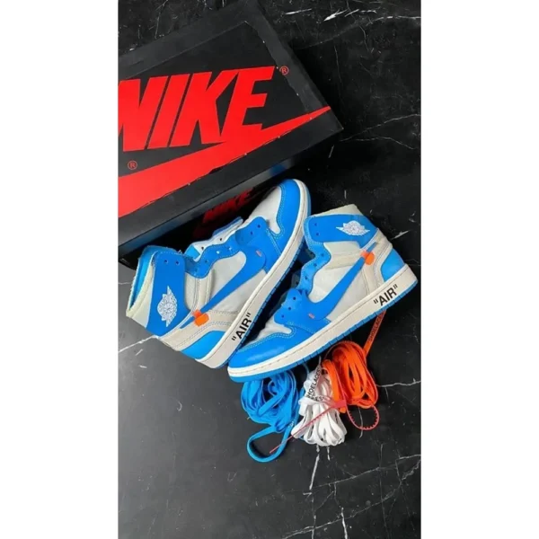 Nike Jordan Retro 1 High X OFF White Unc Men Shoes (FT562)