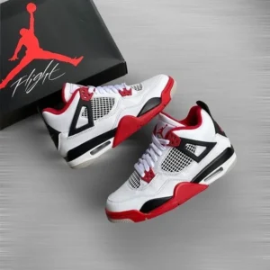 Nike Jordan Retro 4 FIRE RED Men Shoes (FT530)