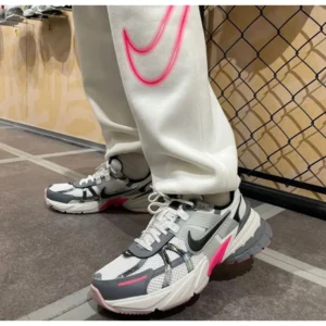 Nike V2k Run Cool Grey Pink Shoes For Men (BSF632)