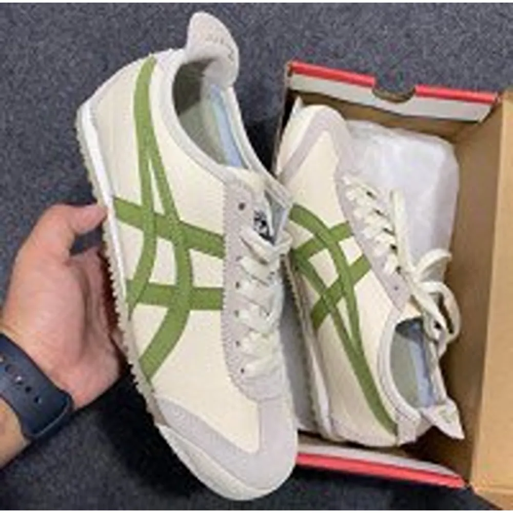 Premium Onitsuka Tiger Mexico 66 Vin Birch Cactus Green Shoes For Men (BSF1036)