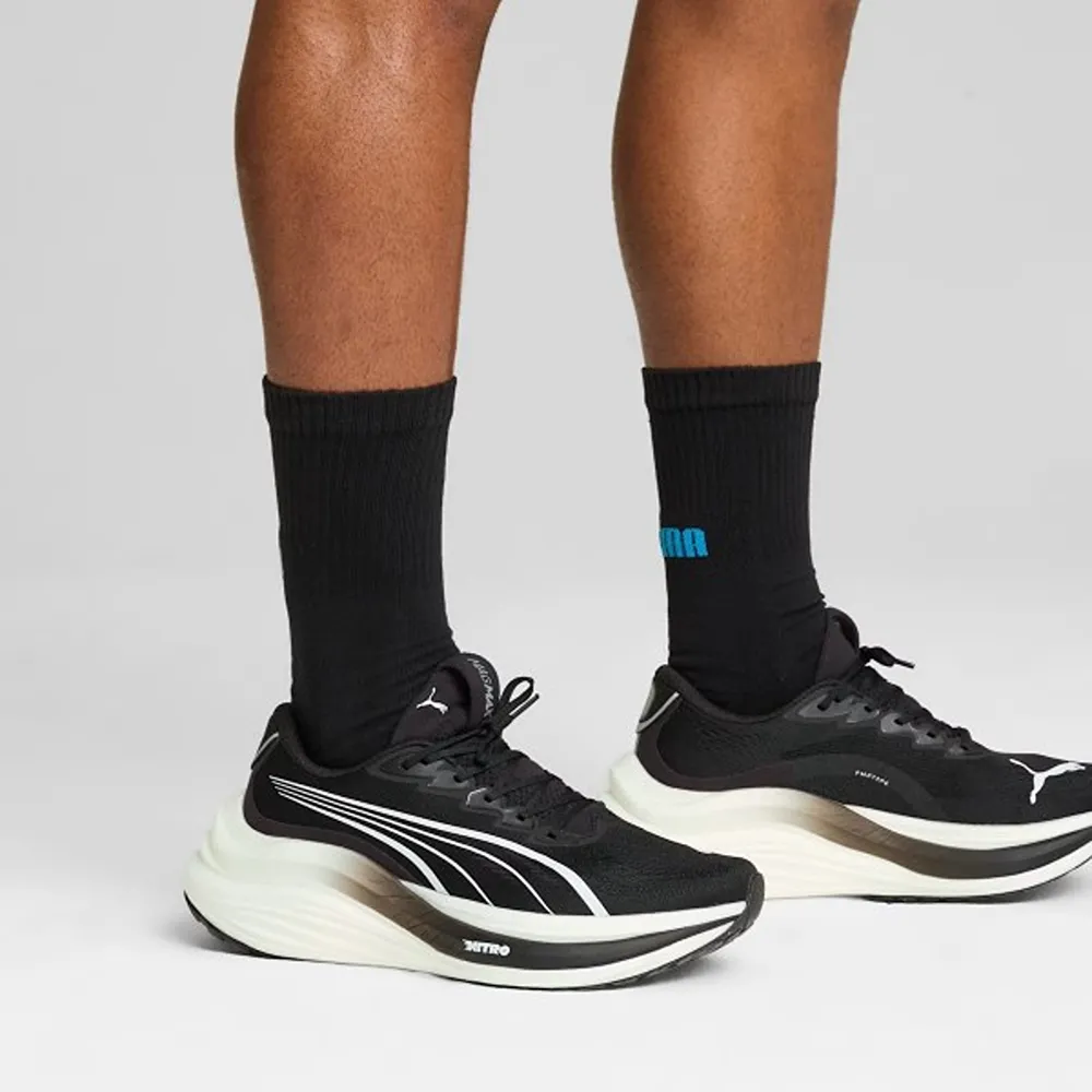 Puma Mag Max X Nitro Black White Shoes For Men (SL515)