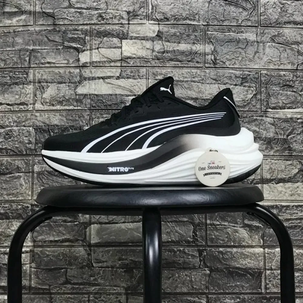 Puma Mag Max X Nitro Black White Shoes For Men (SL515)