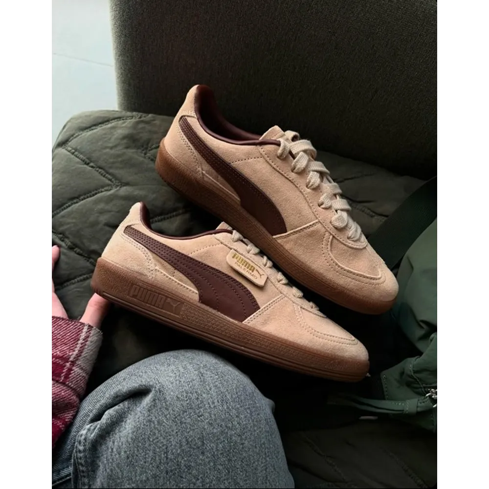 Puma Palermo Light Sand Chocotart Men Shoes (FT304)