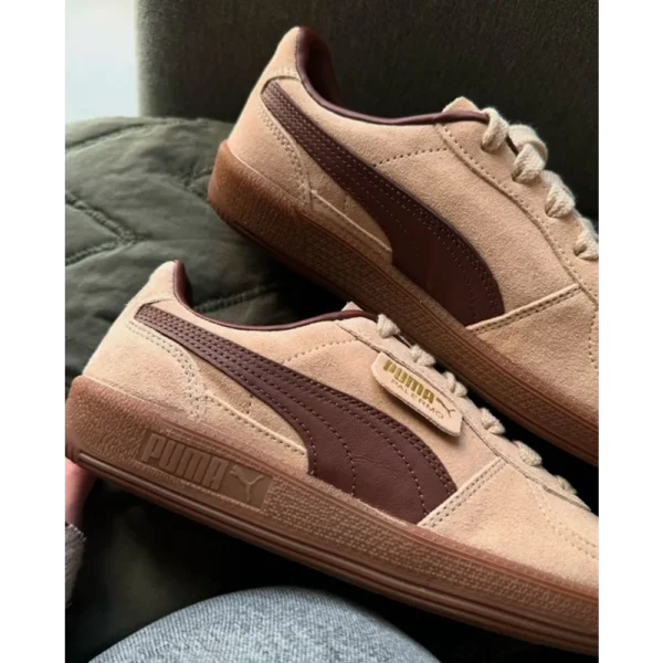 Puma Palermo Light Sand Chocotart Men Shoes (FT632)