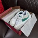 Puma Park Lifestyle SD Sail White Green for Men’s Shoes (BSF222)