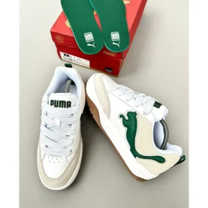 Puma Park Lifestyle Sd Sail White Green Shoes For Men (SZ100)