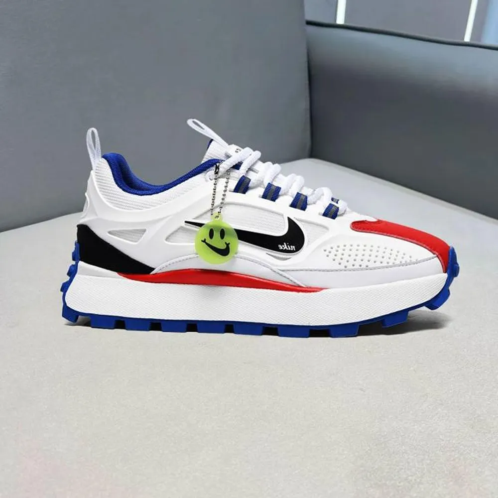Nike Bailleli White Red Shoes For Men (FT61) - Image 3