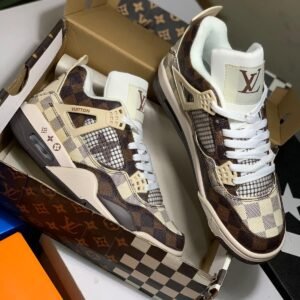 Branded Retro 4 Louis Vuitton Sneakers
