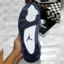Branded Retro 4 Louis Vuitton Blue Sneakers