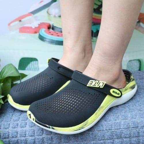 Branded Literide 360 Yellow Black Clogs - Image 3