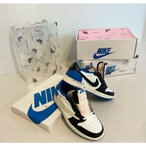 Travis Scott x fragment x Air Jordan 1 Low OG Shoes For Men (LAB886)