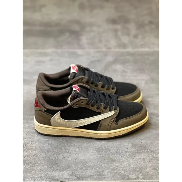 Travis Scott X Air Jordan 1 Low Shoes For Men (LAB892) - Image 2