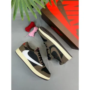 Travis Scott X Air Jordan 1 Low Shoes For Men (LAB892)