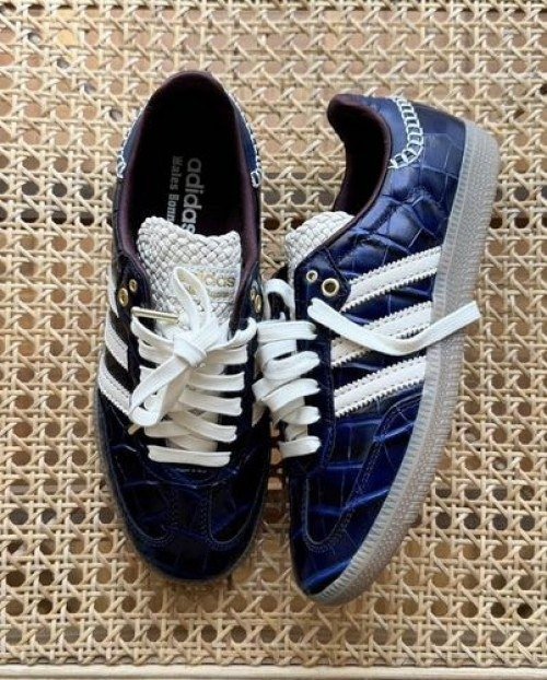 Adidas Samba Wales Bonner X Samba Croc Navy Shoes For Men (BSF801)