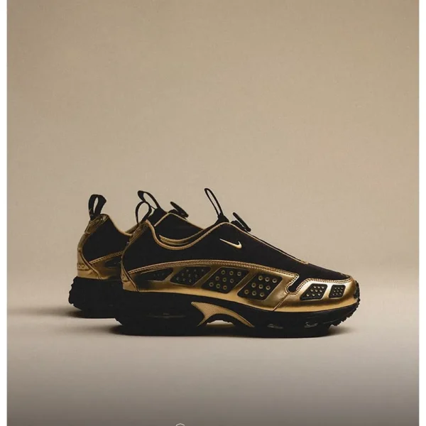 Stylish Nike Air Max Sndr Gold Black Shoes For Men (LAB1131) - Image 2