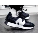 Premium New Balance 327 Black White Shoes For Men (LAB1222)
