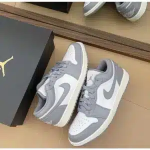 Premium Air Jordan 1 Low Vintage Grey Shoes For Men (LAB1345)