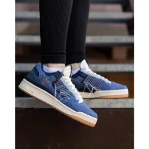 Premium Adidas Forum 84 Low Blue Denim Shoes For Men (LAB1491)