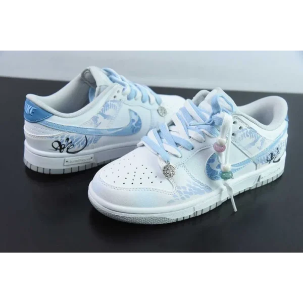 Premium Nike Sb Dunk Dragon White Blue Shoes For Men (BOT2229)