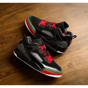 Premium Air Jordan Spizike Low Black Varsity Red Shoes For Men (BSF982)