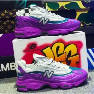 JFG X New Balance 1000 Grey/Violet Shoes For Men (LAB1266)