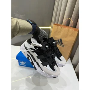 Premium Adidas Niteball Low Top Black White Shoes For Men (LAB886)