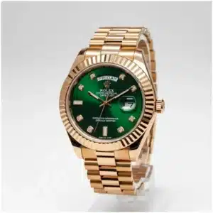 Trendy Rolex Oyster Perpetual Watch Copper Green For Men (BOT292)