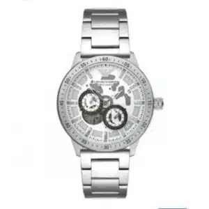 Armani Exchange Auto Watch Premium Silver Black For Men (SHZ826)
