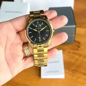 Armani Exchange Watch AX Gold For Men (SW447)
