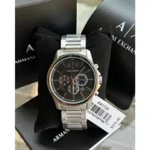 Armani Exchange Watch Gunmetal For Men (SHZ1262)